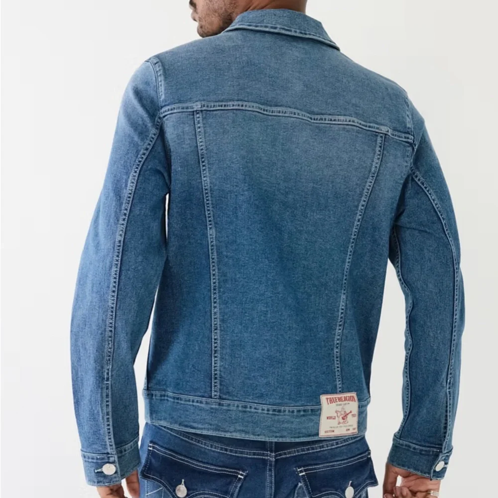 TRUE‎ RELIGION MEN’s CLASSIC DENIM JACKET SZ MEDIUM